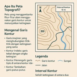 Cara Membaca Peta Topografi dan Kontur yang Benar dalam Kegiatan Survei dan Pemetaan