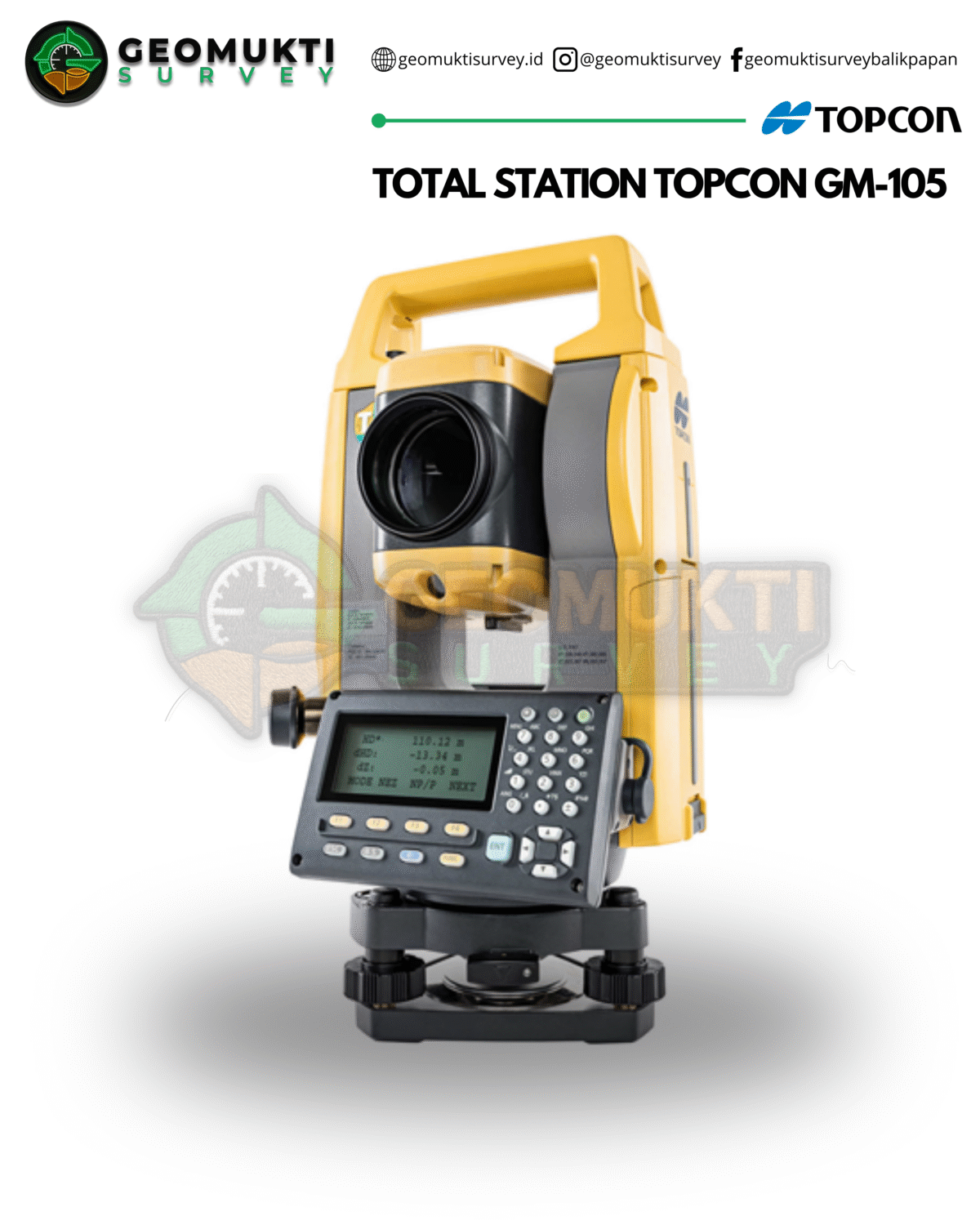 Topcon Ink Total Station Topcon GM-105 | Geomukti Survey