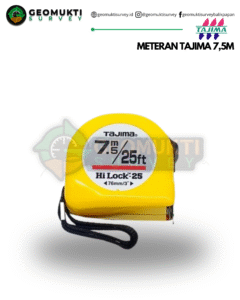 Meteran Tajima 7,5 meter alat ukur panjang proyek konstruksi