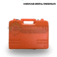 Hardcase Digital Theodolite warna merah dengan interior busa pelindung