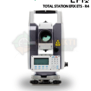 total station efix ets-r4 dengan layar ganda dan paket lengkap siap pakai
