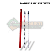 Rambu Ukur 7 Meter Teleskopik Aluminium untuk Survey Leveling