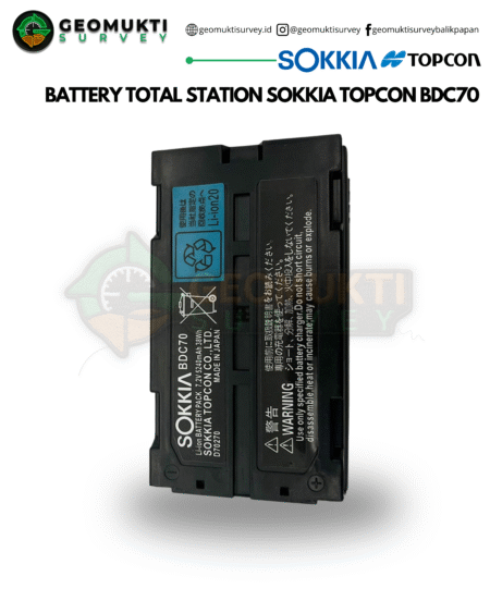 Battery Sokkia Topcon BDC70 untuk Total Station