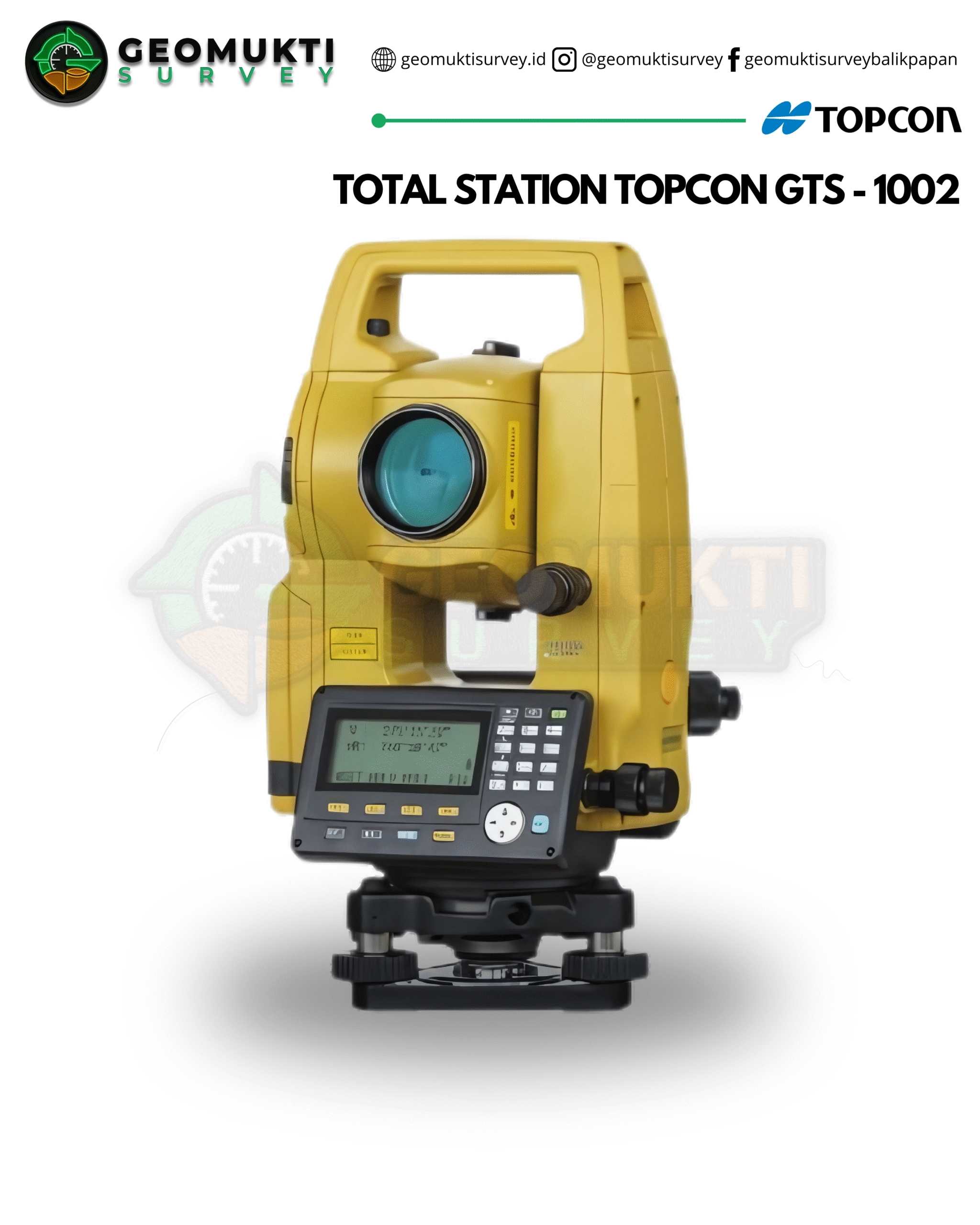 Total Station Topcon GTS-1002 | Survey Presisi Tinggi
